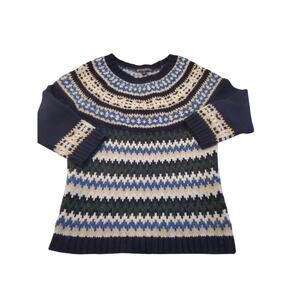 Brooks Brothers Fairisle Yolk merino wool blend‎ knit sweater Medium